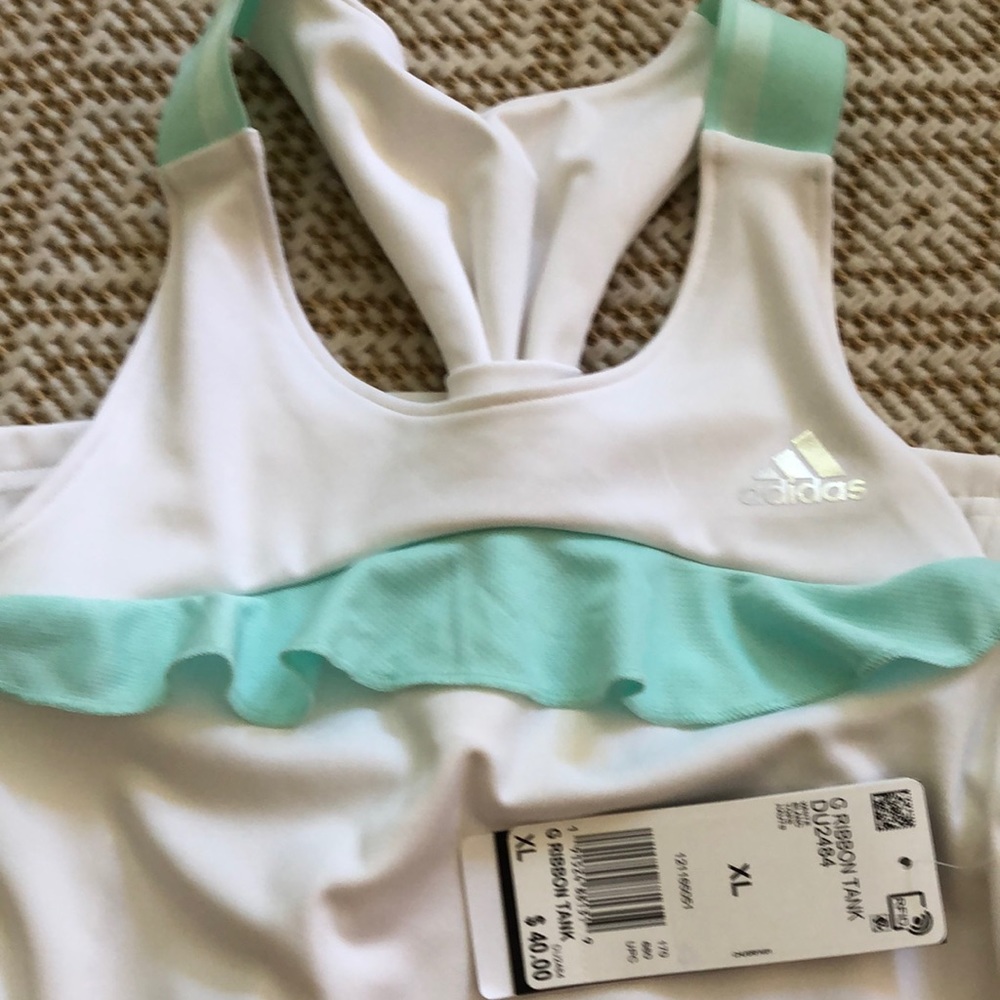 Girls Adidas Size XL Ribbon Tank